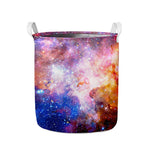 Light Stardust Galaxy Deep Space Print Collapsible Laundry Basket
