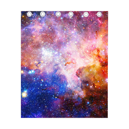 Light Stardust Galaxy Deep Space Print Curtain