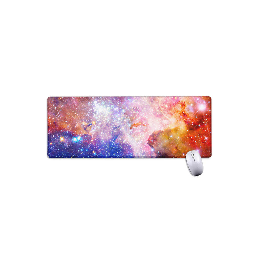 Light Stardust Galaxy Deep Space Print Extended Mouse Pad