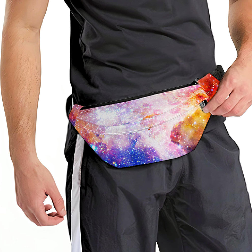 Light Stardust Galaxy Deep Space Print Fanny Pack
