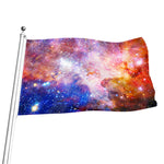 Light Stardust Galaxy Deep Space Print Flag