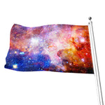 Light Stardust Galaxy Deep Space Print Flag
