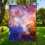Light Stardust Galaxy Deep Space Print Garden Flag
