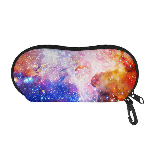 Light Stardust Galaxy Deep Space Print Glasses Case