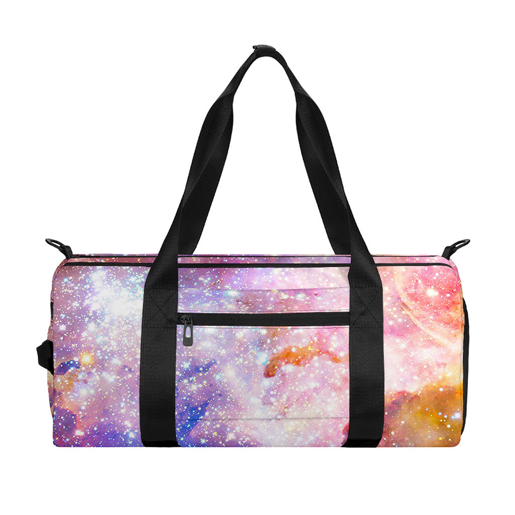 Light Stardust Galaxy Deep Space Print Gym Bag