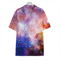 Light Stardust Galaxy Deep Space Print Hawaiian Shirt