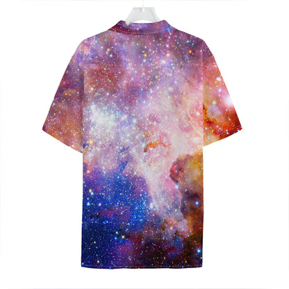 Light Stardust Galaxy Deep Space Print Hawaiian Shirt