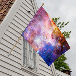 Light Stardust Galaxy Deep Space Print House Flag