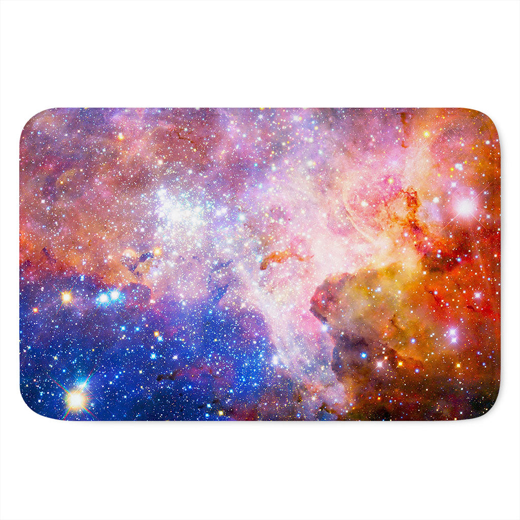 Light Stardust Galaxy Deep Space Print Indoor Door Mat