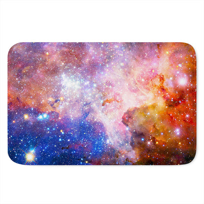 Light Stardust Galaxy Deep Space Print Indoor Door Mat