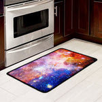 Light Stardust Galaxy Deep Space Print Kitchen Mat