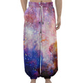 Light Stardust Galaxy Deep Space Print Lantern Pants