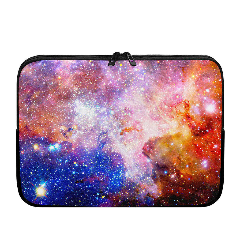 Light Stardust Galaxy Deep Space Print Laptop Sleeve