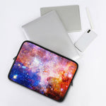 Light Stardust Galaxy Deep Space Print Laptop Sleeve