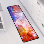 Light Stardust Galaxy Deep Space Print Long Kitchen Mat