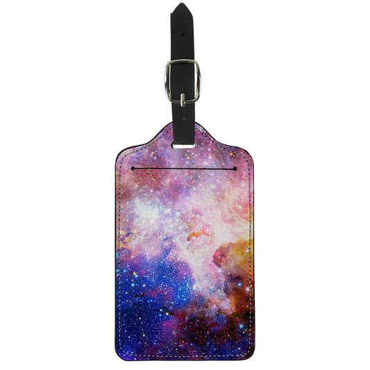 Light Stardust Galaxy Deep Space Print Luggage Tag