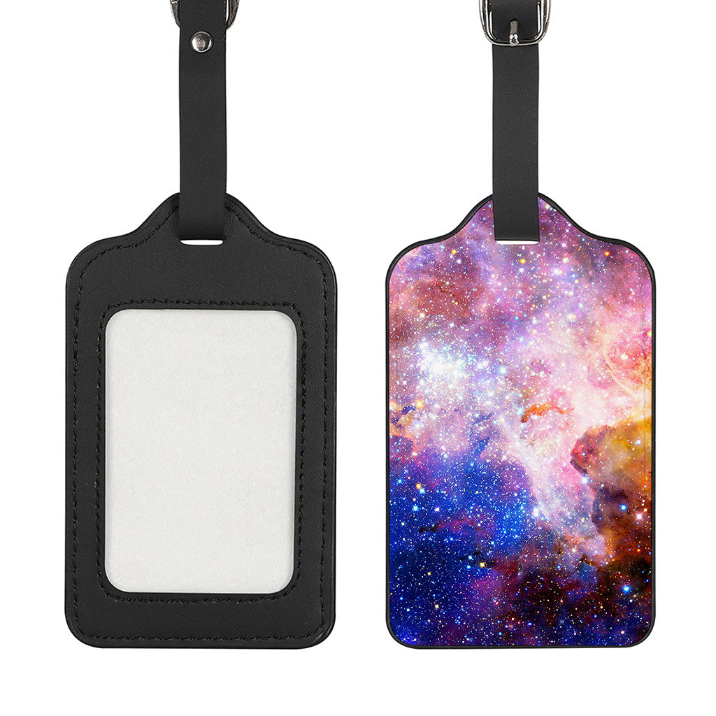 Light Stardust Galaxy Deep Space Print Luggage Tag