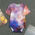Light Stardust Galaxy Deep Space Print Men's Bodysuit