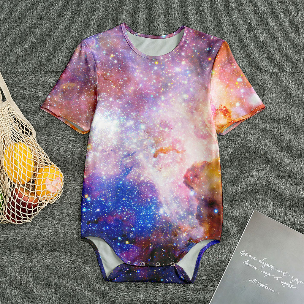 Light Stardust Galaxy Deep Space Print Men's Bodysuit