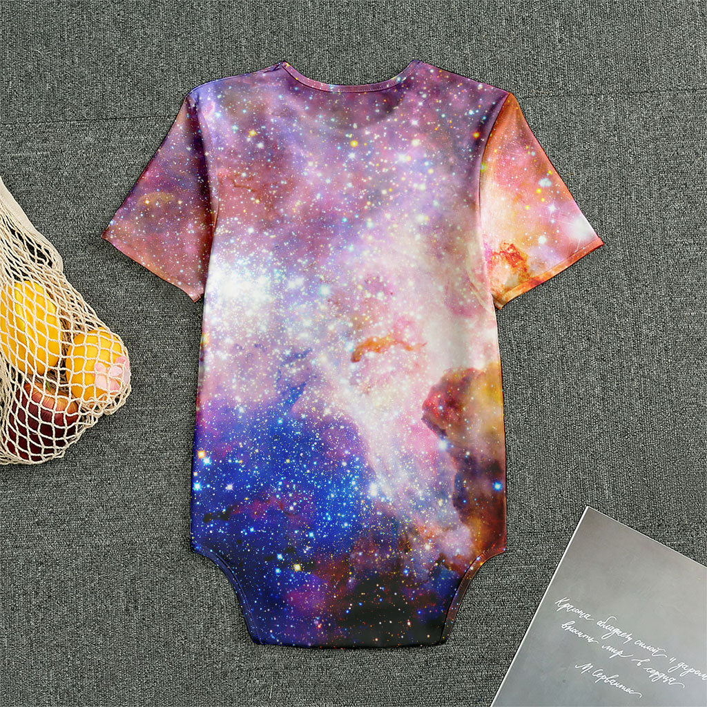 Light Stardust Galaxy Deep Space Print Men's Bodysuit