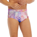 Light Stardust Galaxy Deep Space Print Men's Briefs