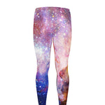 Light Stardust Galaxy Deep Space Print Men's leggings