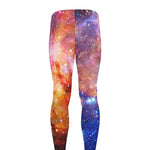 Light Stardust Galaxy Deep Space Print Men's leggings