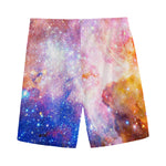 Light Stardust Galaxy Deep Space Print Men's Sports Shorts