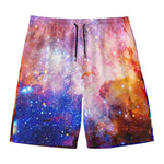 Light Stardust Galaxy Deep Space Print Men's Swim Trunks