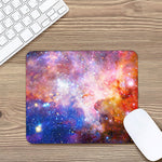 Light Stardust Galaxy Deep Space Print Mouse Pad