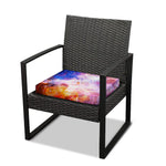 Light Stardust Galaxy Deep Space Print Outdoor Seat Cushion Cover