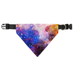 Light Stardust Galaxy Deep Space Print Over The Collar Dog Bandana