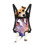 Light Stardust Galaxy Deep Space Print Pet Carrier Backpack