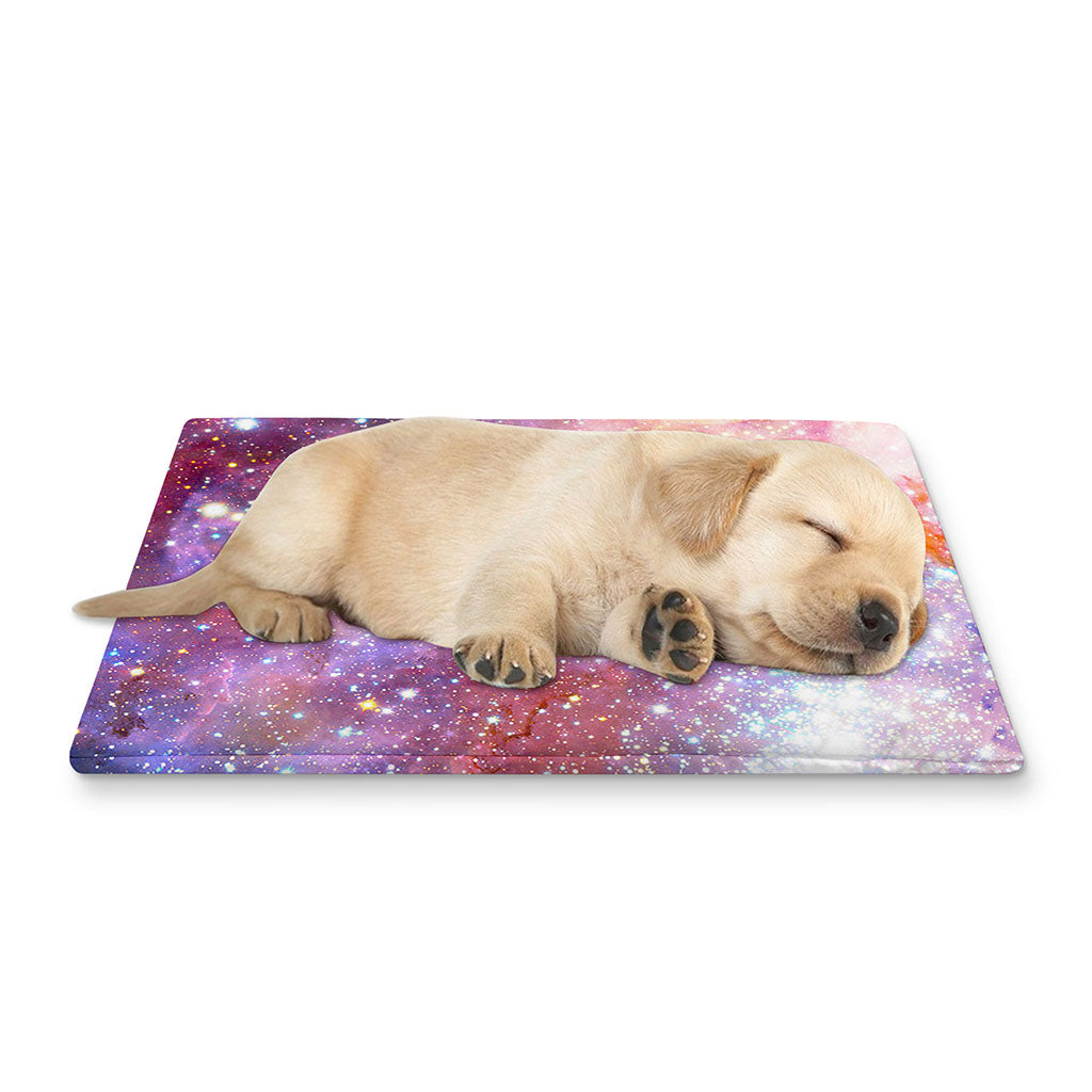 Light Stardust Galaxy Deep Space Print Pet Cooling Mat Cover