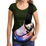 Light Stardust Galaxy Deep Space Print Pet Sling Carrier