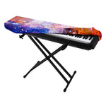 Light Stardust Galaxy Deep Space Print Piano Keyboard Cover