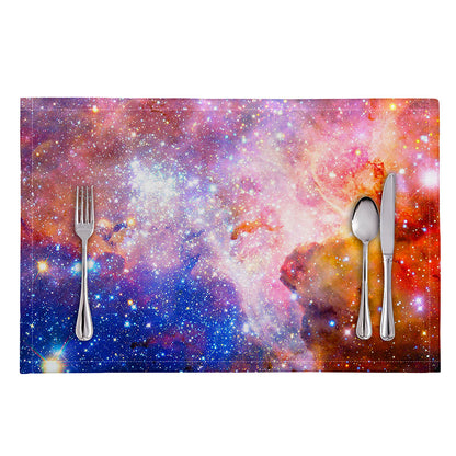 Light Stardust Galaxy Deep Space Print Placemat