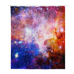 Light Stardust Galaxy Deep Space Print Polyester Shower Curtain