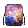 Light Stardust Galaxy Deep Space Print Rectangular Crossbody Bag