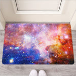 Light Stardust Galaxy Deep Space Print Rubber Doormat