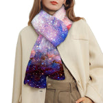 Light Stardust Galaxy Deep Space Print Scarf