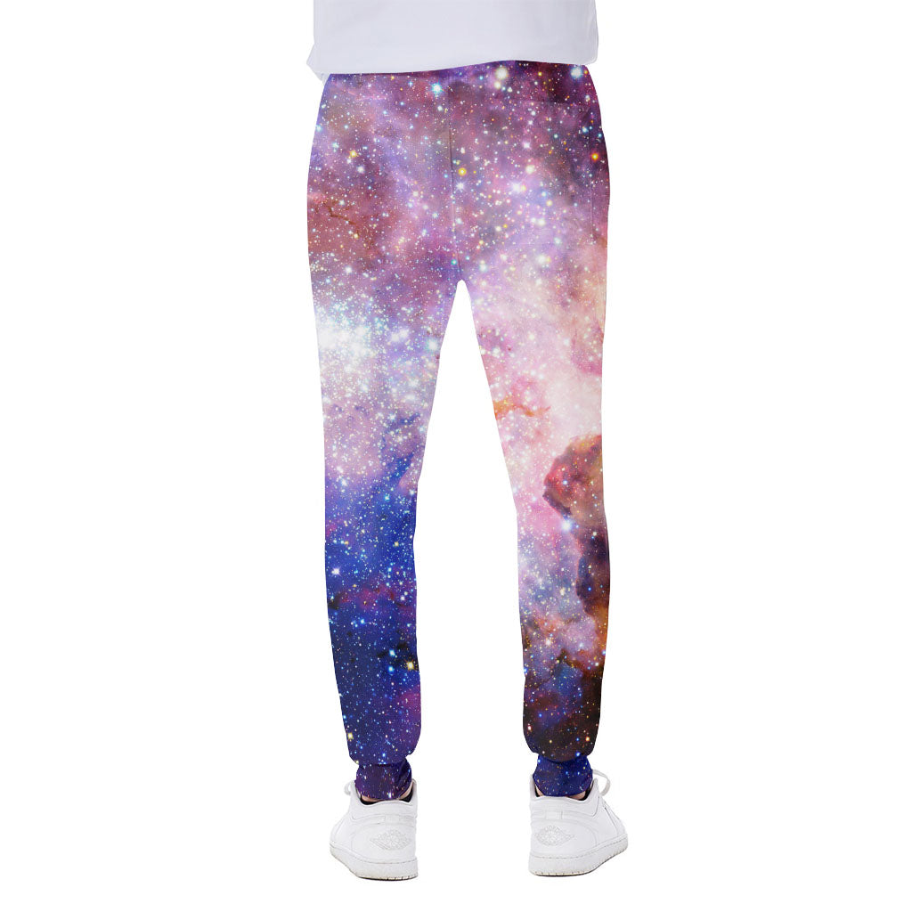 Light Stardust Galaxy Deep Space Print Scuba Joggers
