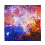 Light Stardust Galaxy Deep Space Print Silk Bandana