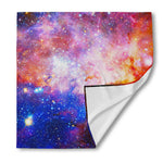 Light Stardust Galaxy Deep Space Print Silk Bandana