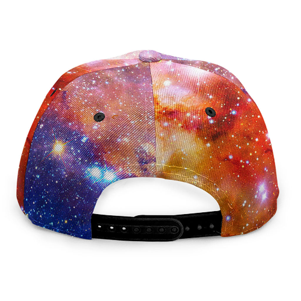 Light Stardust Galaxy Deep Space Print Snapback Cap