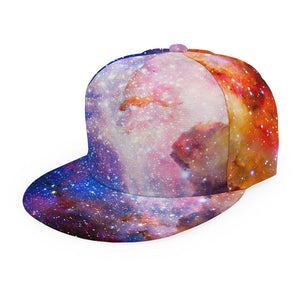 Light Stardust Galaxy Deep Space Print Snapback Cap