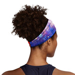 Light Stardust Galaxy Deep Space Print Sports Headband