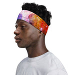 Light Stardust Galaxy Deep Space Print Sports Headband