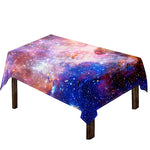 Light Stardust Galaxy Deep Space Print Tablecloth