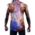 Light Stardust Galaxy Deep Space Print Training Tank Top
